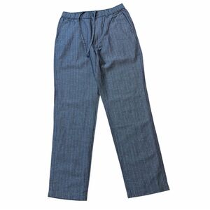 Uniqlo Blue Pinstripe Drawstring Pants